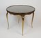 Bronze and Glass Pedestal Table, 1950s, Image 1