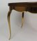 Bronze and Glass Pedestal Table, 1950s 8