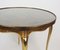 Bronze and Glass Pedestal Table, 1950s 6
