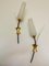 French Brass Wall Lights from Maison Lunel , 1950s, Set of 2 4