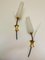 French Brass Wall Lights from Maison Lunel , 1950s, Set of 2, Image 4