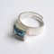 Scandinavian Silver Ring NSE 1975 by Nils-Eric Södermark, 1970s 4