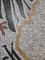 Tavolino da caffè vintage rotondo con ripiano in mosaico, Immagine 7