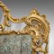 Vintage Rococo Style English Cast Metal Overmantle Wall Mirror, 1940s 9