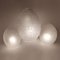Vintage French Egg Table Lamps from Verrerie de Vianne, 1980s, Set of 3, Image 2