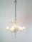 Tall Venetian Murano Chandelier with Six Arms in Clear Glass, 1950s 2