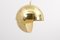 Large Adjustable Brass Pendant Lamp Attributed to Münchner Werkstätten, Germany, 1950s, Image 19