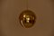 Lampada a sospensione grande regolabile in ottone attribuita a Münchner Werkstätten, Germania, anni '50, Immagine 12