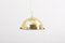 Large Adjustable Brass Pendant Lamp Attributed to Münchner Werkstätten, Germany, 1950s, Image 3