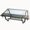 Vintage Coffee Table with Glass Shelf from Banci Firenze, 1970s 2