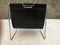 Mid-Century Leather and Chrome Magazine Rack from Brabantia, 1960s, Immagine 11