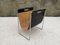Mid-Century Leather and Chrome Magazine Rack from Brabantia, 1960s, Immagine 1
