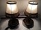 Wooden Table Lamps, 1940s, Set of 2 9