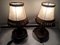 Wooden Table Lamps, 1940s, Set of 2 3