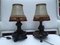 Wooden Table Lamps, 1940s, Set of 2 18