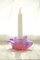 Italian Iridescent Murano Glass Rosetta Candleholder, 1940s, Image 6