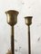 Scandinavian Brass Candleholders, 1950s, Set of 2, Immagine 8