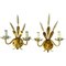 Hollywood Regency Italian Sconces, 1970s, Set of 2 1