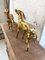 Messing Hund Statuetten, 1960er, 2er Set 22