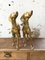 Messing Hund Statuetten, 1960er, 2er Set 12