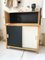 Mid-Century Bicolor Sliding Door Cabinet, 1960s 6