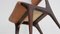 Italian Mahogany Dining Chairs, 1950s, Set of 6, Image 4