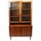 Danish Rosewood Cabinet with Glass Doors, 1960s, Image 1