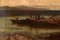 British Oil on Canvas the Ferry Rower by John Douglas Scott, 1877 5