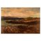 British Oil on Canvas the Ferry Rower by John Douglas Scott, 1877 1