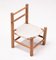 Pine and Canvas Children’s Chair, 1950s, Image 6