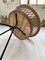 Tripod Metal Base Wicker Basket, 1950s 9