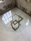 Italian Octagonal Glass and Brass Dining Table, 1970s 10