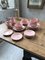 Large Pink Breakfast Set from Salins, 1960s 3