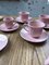 Large Pink Breakfast Set from Salins, 1960s 11