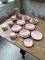 Large Pink Breakfast Set from Salins, 1960s 6