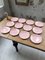 Large Pink Breakfast Set from Salins, 1960s 19