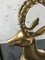 Fermalibri a forma di antilope in ottone, anni '50, set di 2, Immagine 22