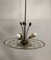 Brass Ceiling Lamp, 1950s, Image 1