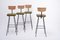 Tabourets de Bar Mid-Century en Osier par Herta Maria Witzemann pour Erwin Behr, 1950s, Set de 4 4