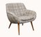 Brown Beige Club Chair, 1950s 1