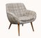 Brown Beige Club Chair, 1950s, Image 1
