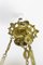 Lámpara de araña estilo Restoration de metal dorado y bronce, década de 1880, Imagen 2