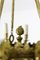 Lampadario in stile vintage in metallo dorato e bronzo, fine XIX secolo, Immagine 4