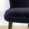 Chaise d'Appoint Vintage en Velours Noir, France, 1960s 8