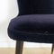 Vintage French Black Velvet Side Chair, 1960s 8