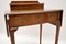 Antique Edwardian Walnut Leather Top Writing Table 9