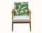 Beige and Green Armchair, 1960s 6