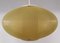 Vintage German Yellow Plastic and White Painted Metal Ceiling Lamp, 1970s 3