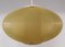 Vintage German Yellow Plastic and White Painted Metal Ceiling Lamp, 1970s, Image 3