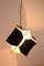 Lámpara colgante era espacial acrílica de Christophe de Ryck para Dark, años 70, Imagen 18